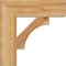 Ekena Millwork Westlake Block Rough Sawn Bracket, Western Red Cedar, 4"W x 16"D x 16"H BKT04X16X16WTL05RWR - alternate 3